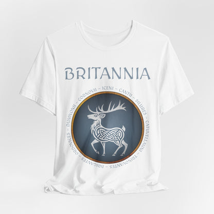 White / S Britannia Ancient Tribes T-Shirt