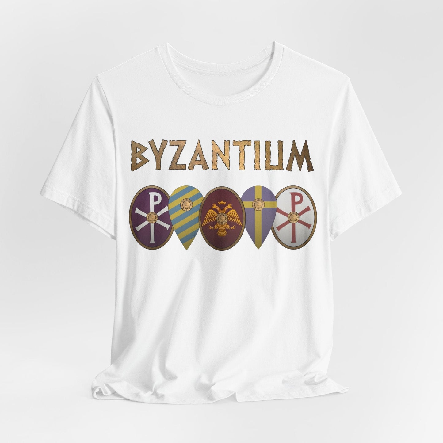 White / S Byzantium Shields T-Shirt