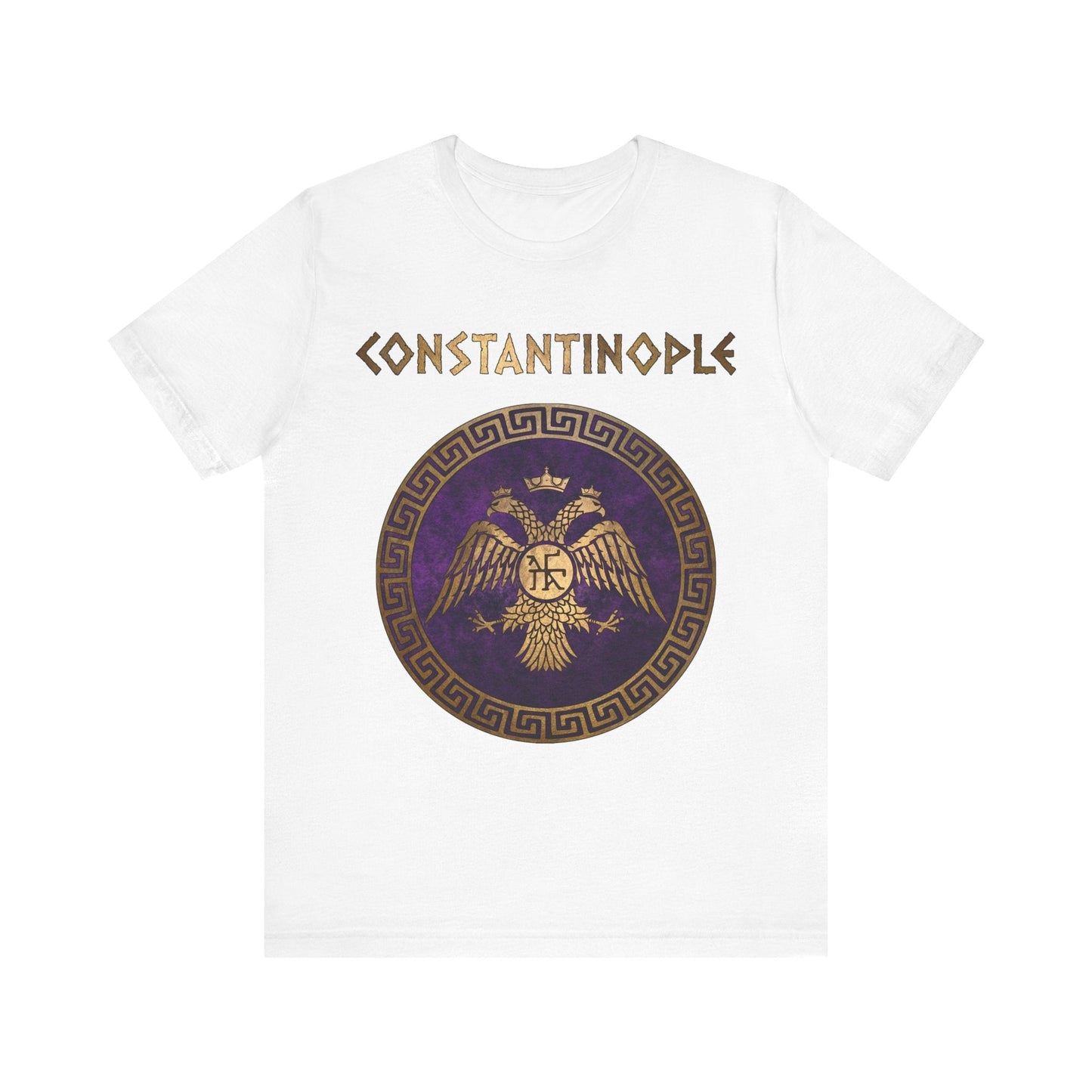 White / S Constantinople Byzantine Empire Symbol T-Shirt