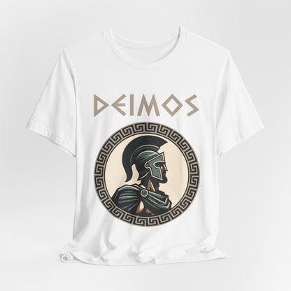 White / S Deimos Greek God T-Shirt