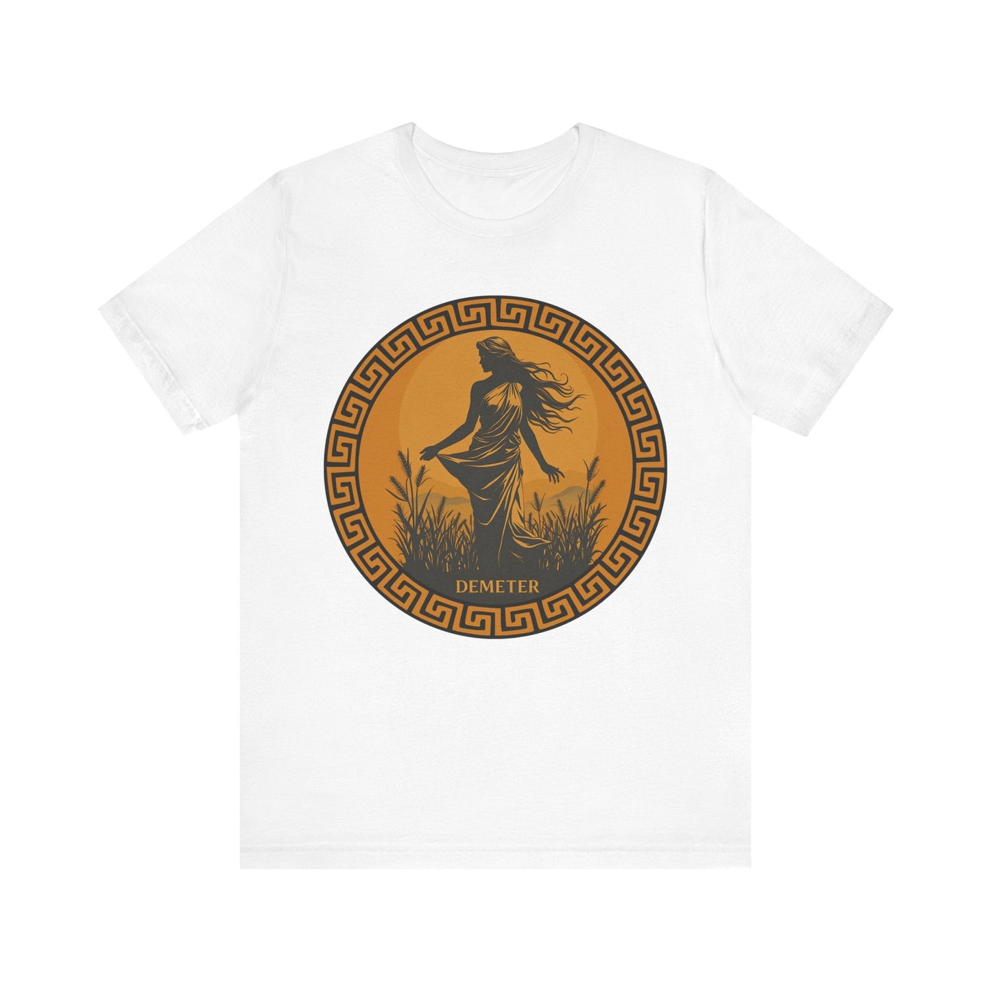 White / S Demeter Ancient Greek Goddess T-shirt