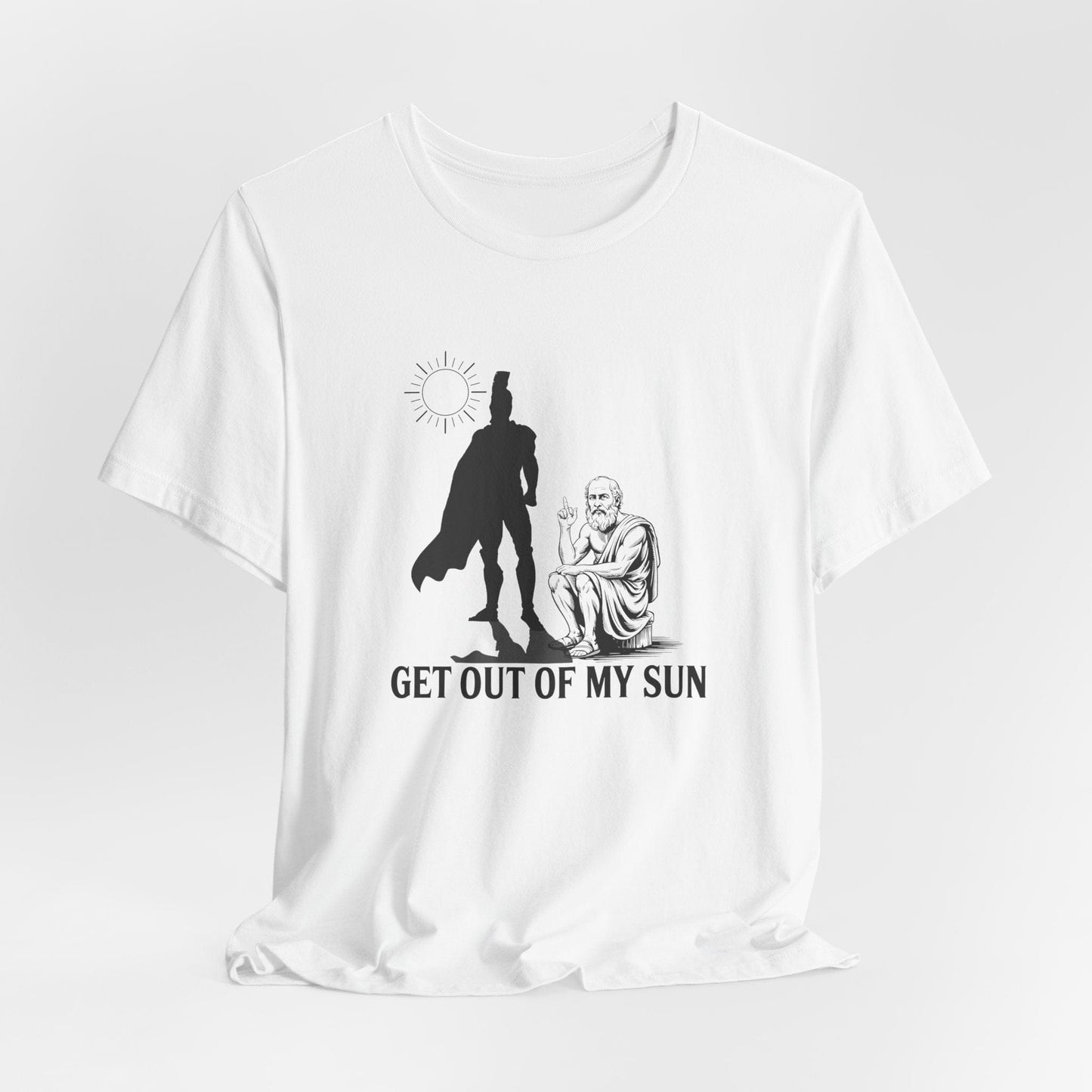 White / S Diogenes and Alexander the Great - Get out of my sun T-Shirt