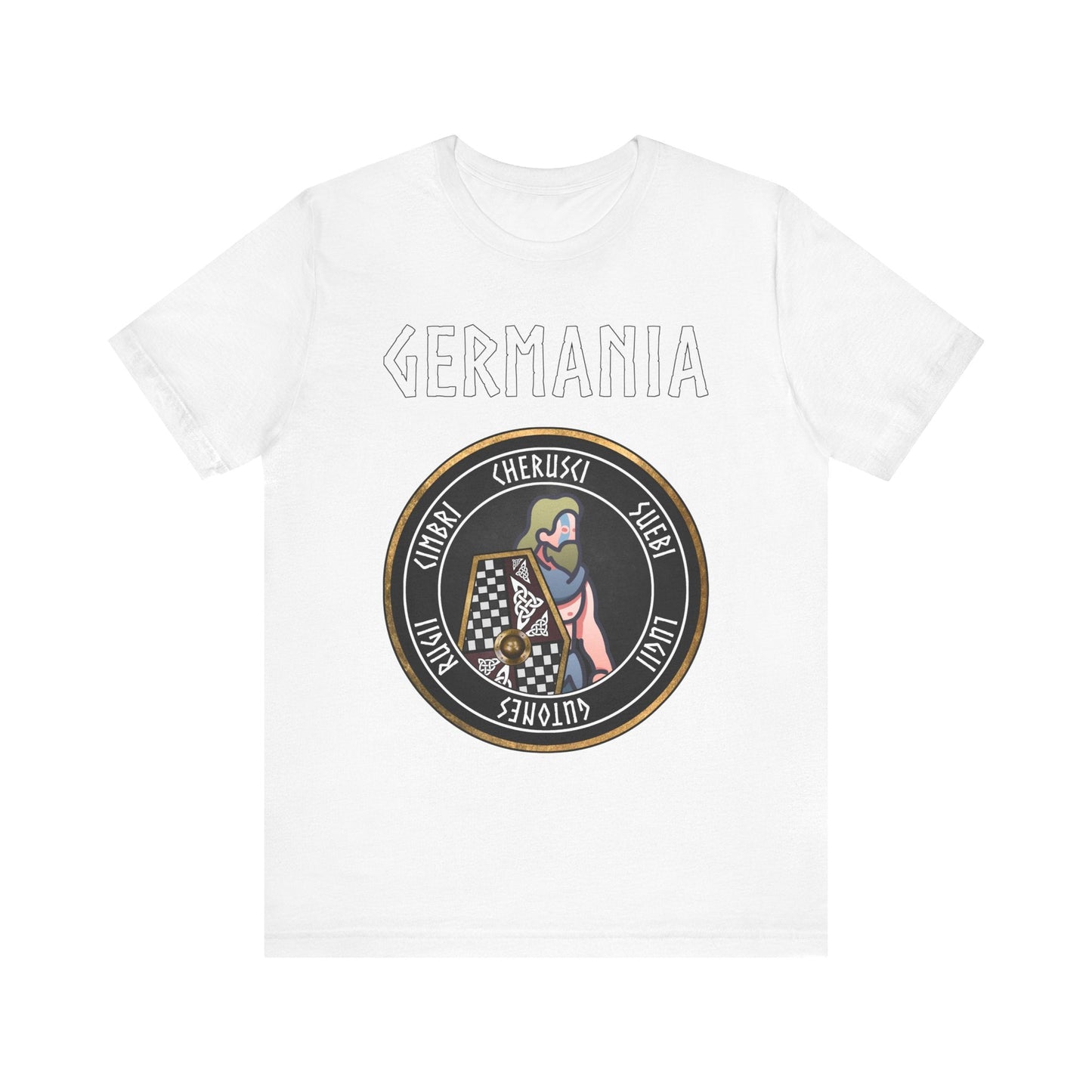 White / S Germania Tribes Berserker T-Shirt