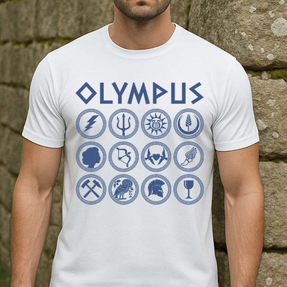 White / S Gods of Olympus T-Shirt