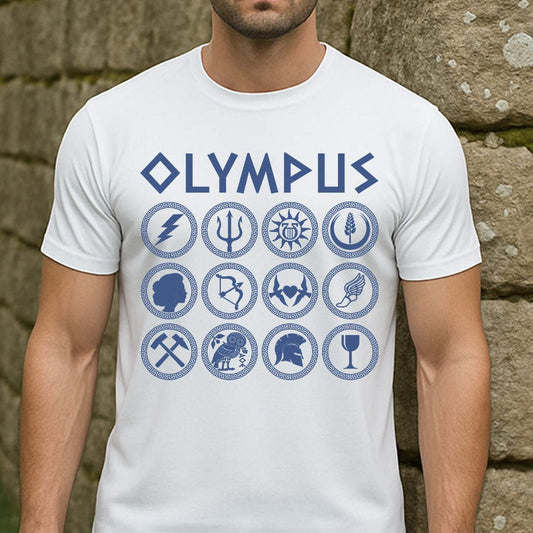 White / S Gods of Olympus T-Shirt