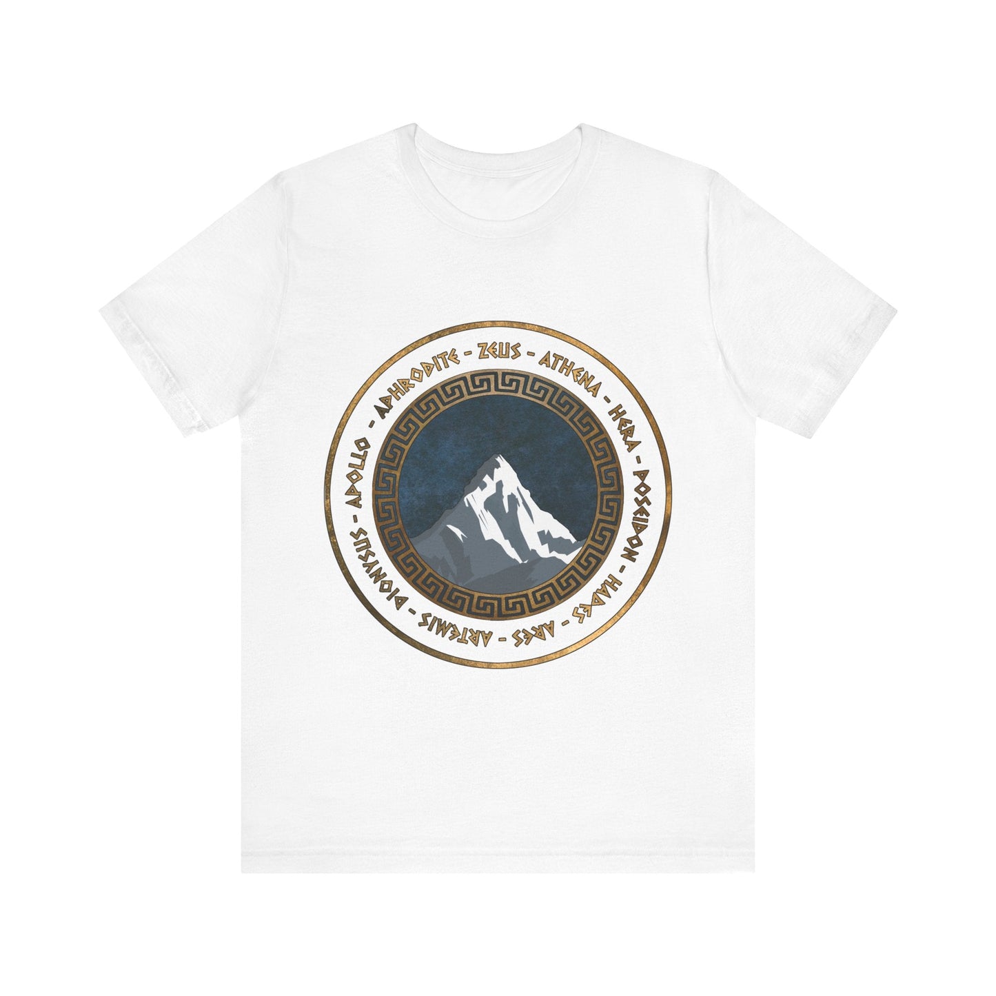 White / S Greek Gods Olympus T-Shirt