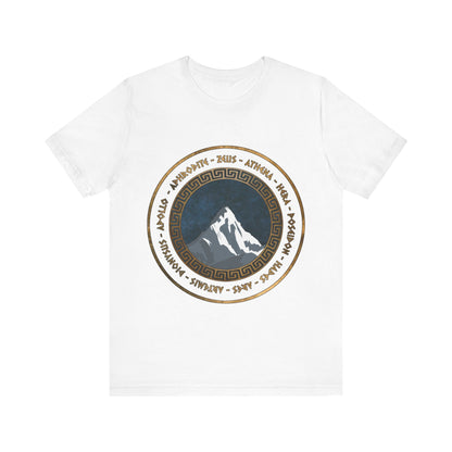 White / S Greek Gods Olympus T-Shirt
