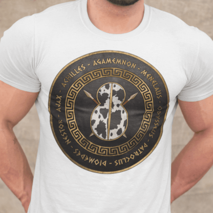 White / S Greek Heroes of the Trojan War T-Shirt