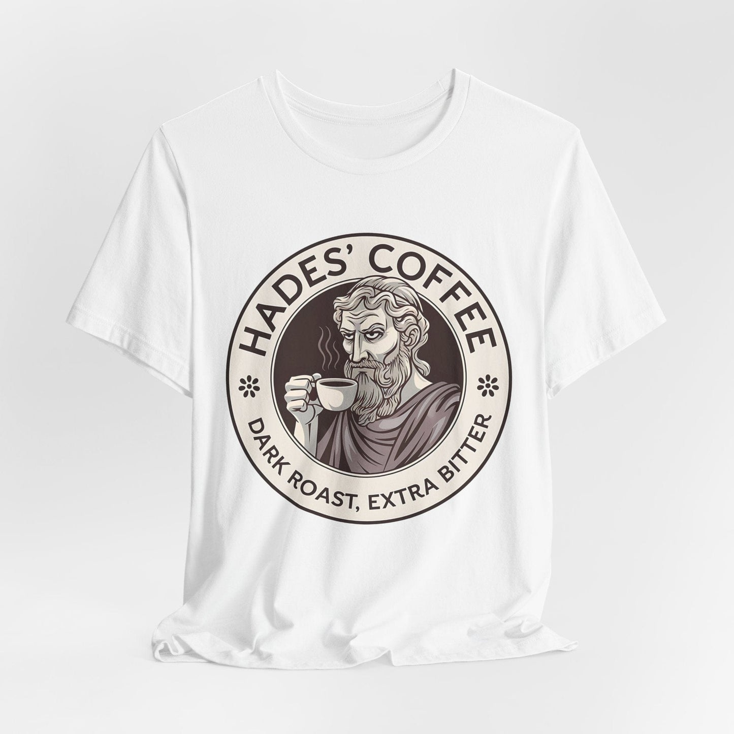 White / S Hades Coffee - Funny Greek Mythology T-Shirt