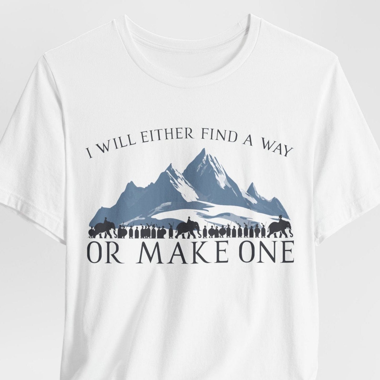 White / S Hannibal Barca Quote T-Shirt