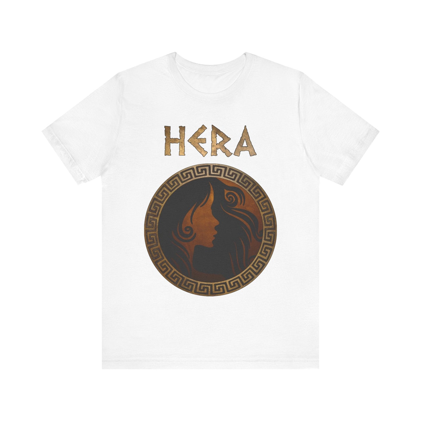 White / S Hera Greek Goddess T-Shirt
