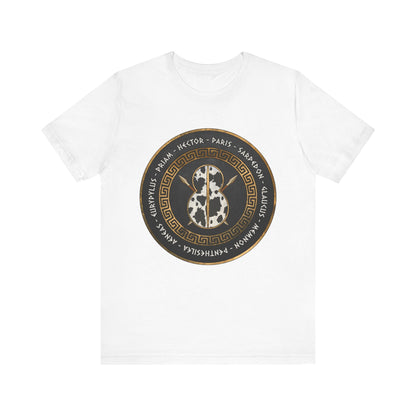 White / S Heroes of Troy - Trojan War T-shirt