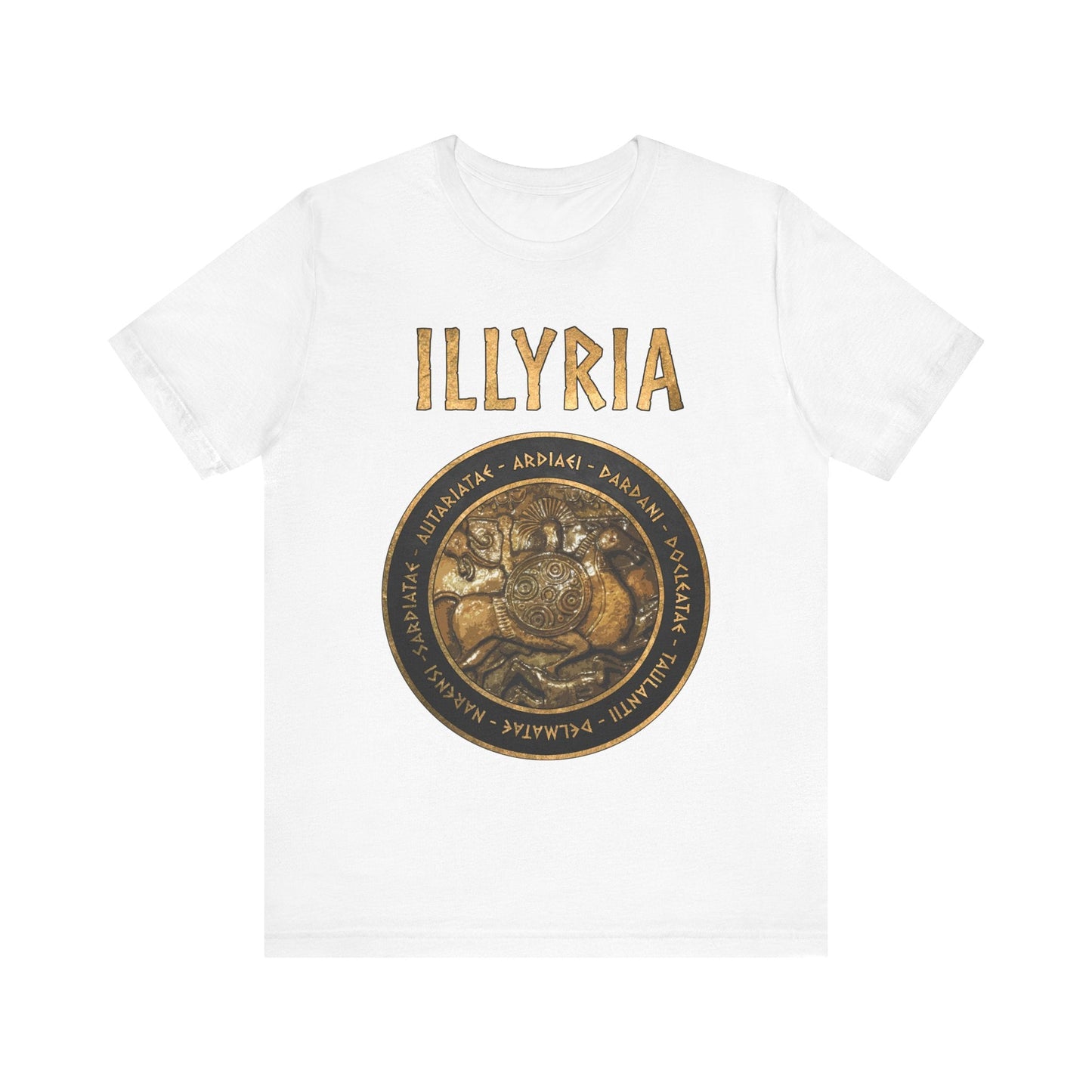 White / S Illyria Ancient Illyrian Tribes T-Shirt