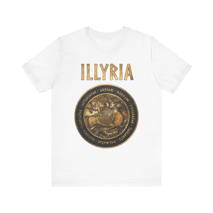 White / S Illyria Ancient Illyrian Tribes T-Shirt