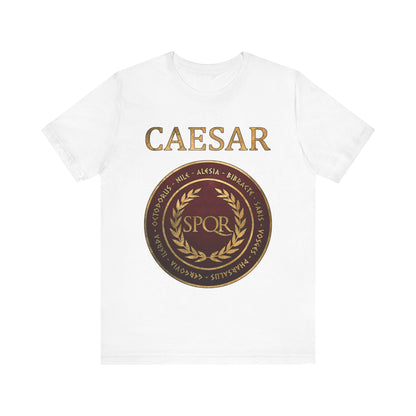 White / S Julius Caesar Famous Battles T-Shirt