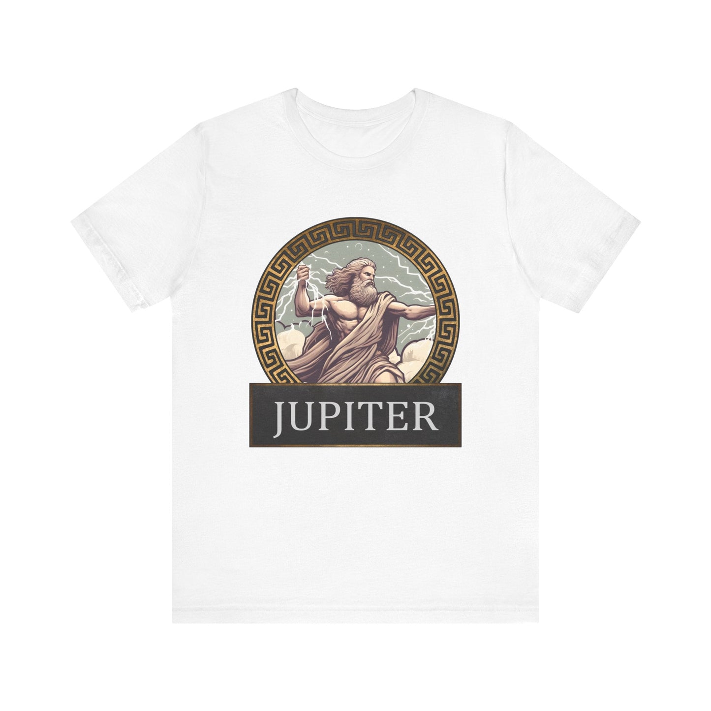 White / S Jupiter Roman God T-Shirt