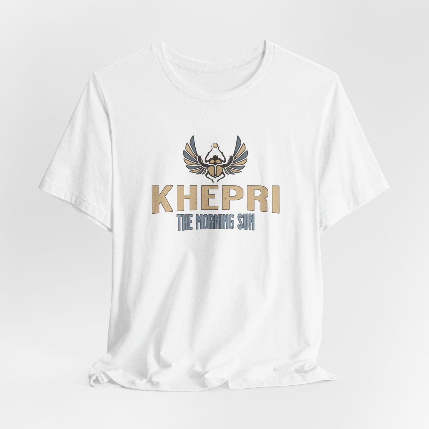 White / S Khepri Egyptian God T-Shirt