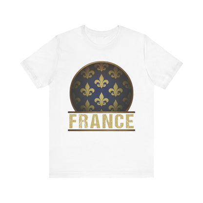 White / S Kingdom of France Fleur-de-lis T-Shirt