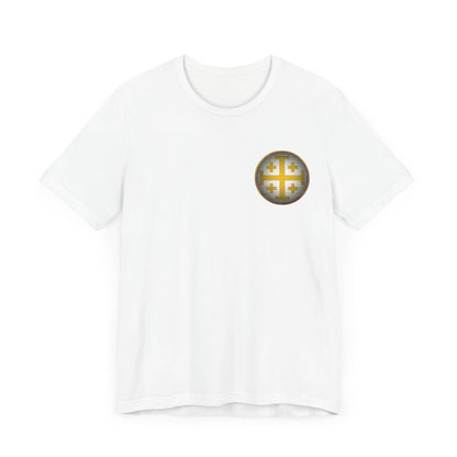 White / S Kingdom of Jerusalem - Double Sided T-Shirt