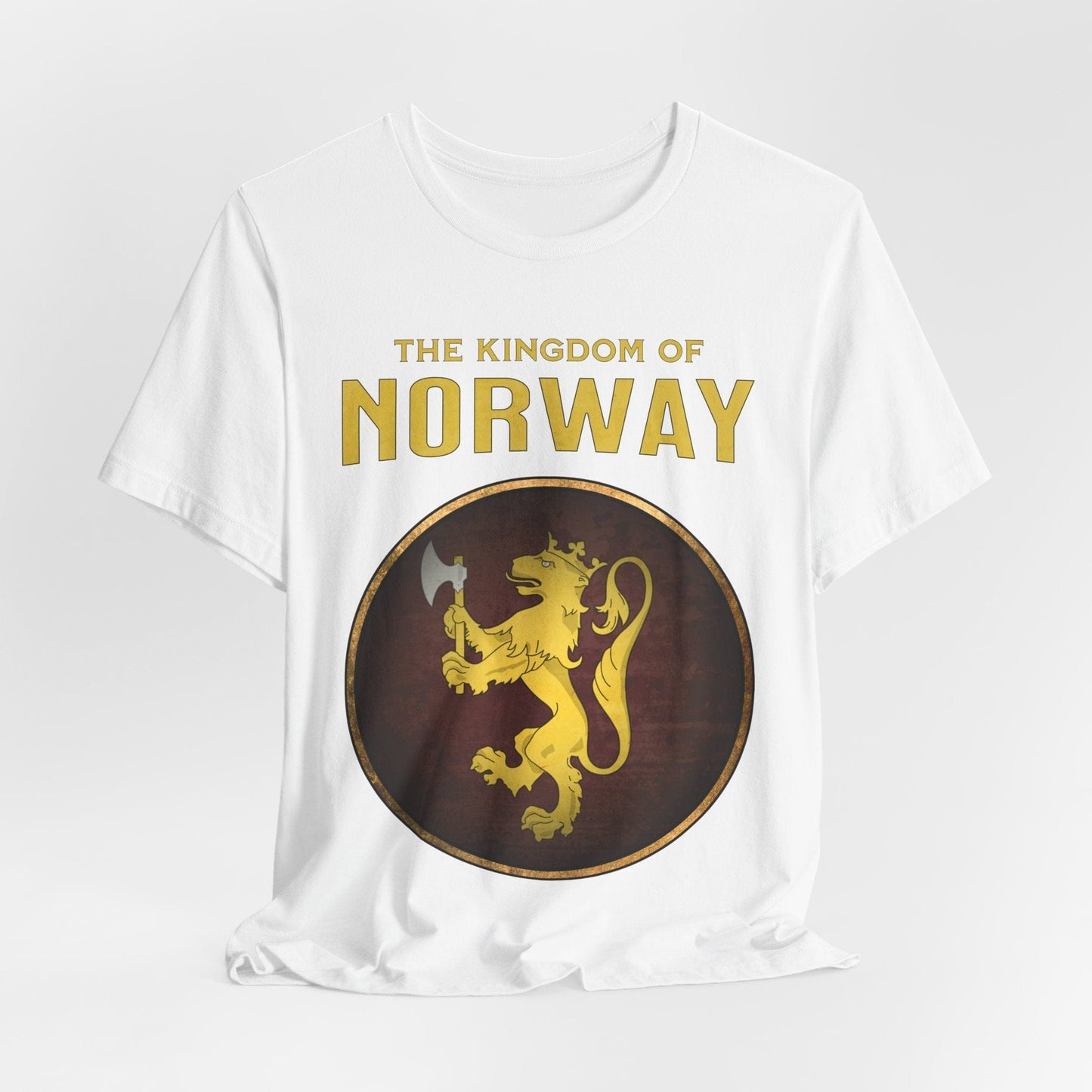 White / S Kingdom of Norway Heraldry T-Shirt