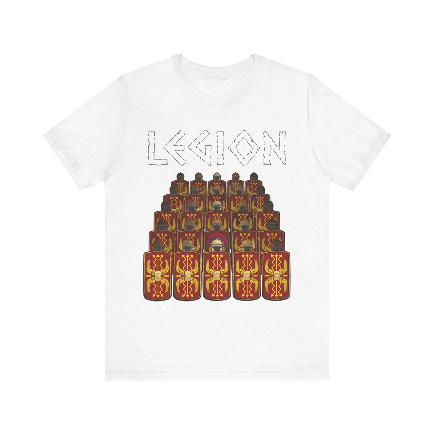 White / S Legions Marching - Roman Army T-Shirt