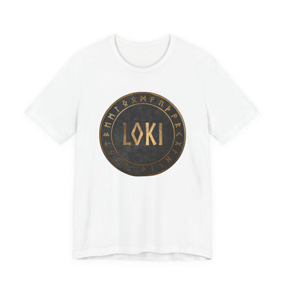 White / S Loki Norse God T-Shirt