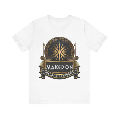 White / S Makedon Alexander the Great - Megas Alexandros T-Shirt