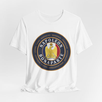 White / S Napoleon Bonaparte - Napoleonic Wars Battles  T-Shirt