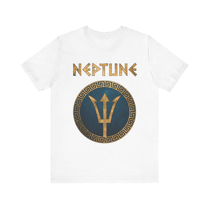 White / S Neptune Roman God of the Sea T-Shirt