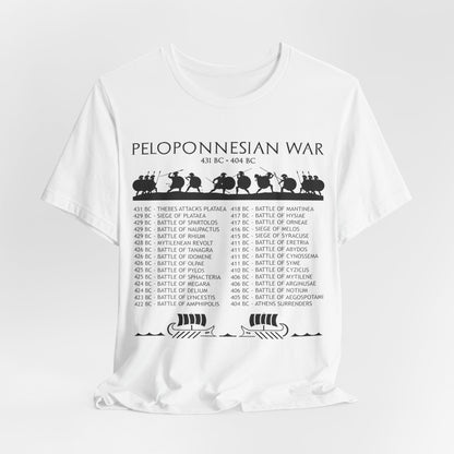 White / S Peloponnesian War T-Shirt