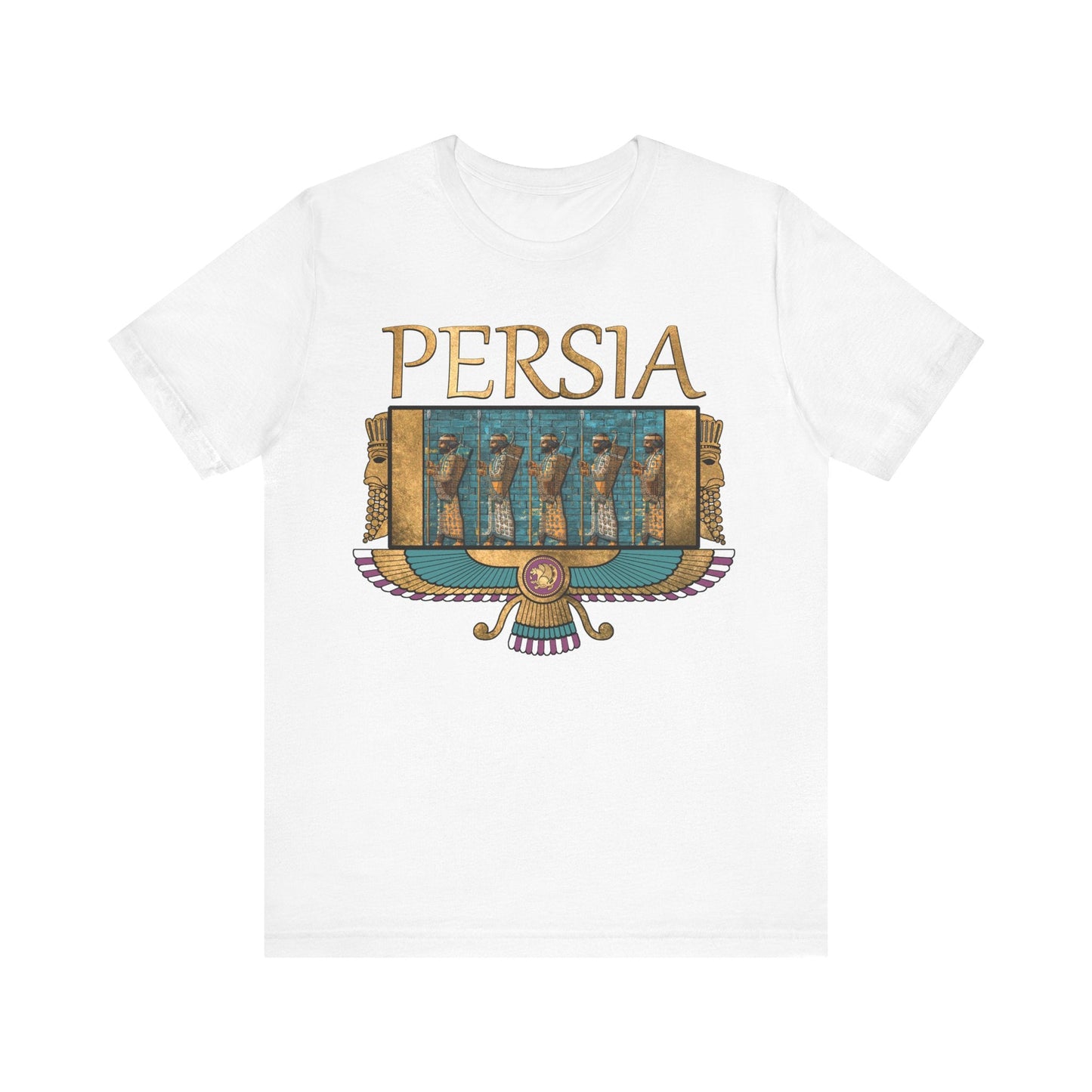 White / S Persia - Immortals of the Achaemenid Persian Empire T-shirt
