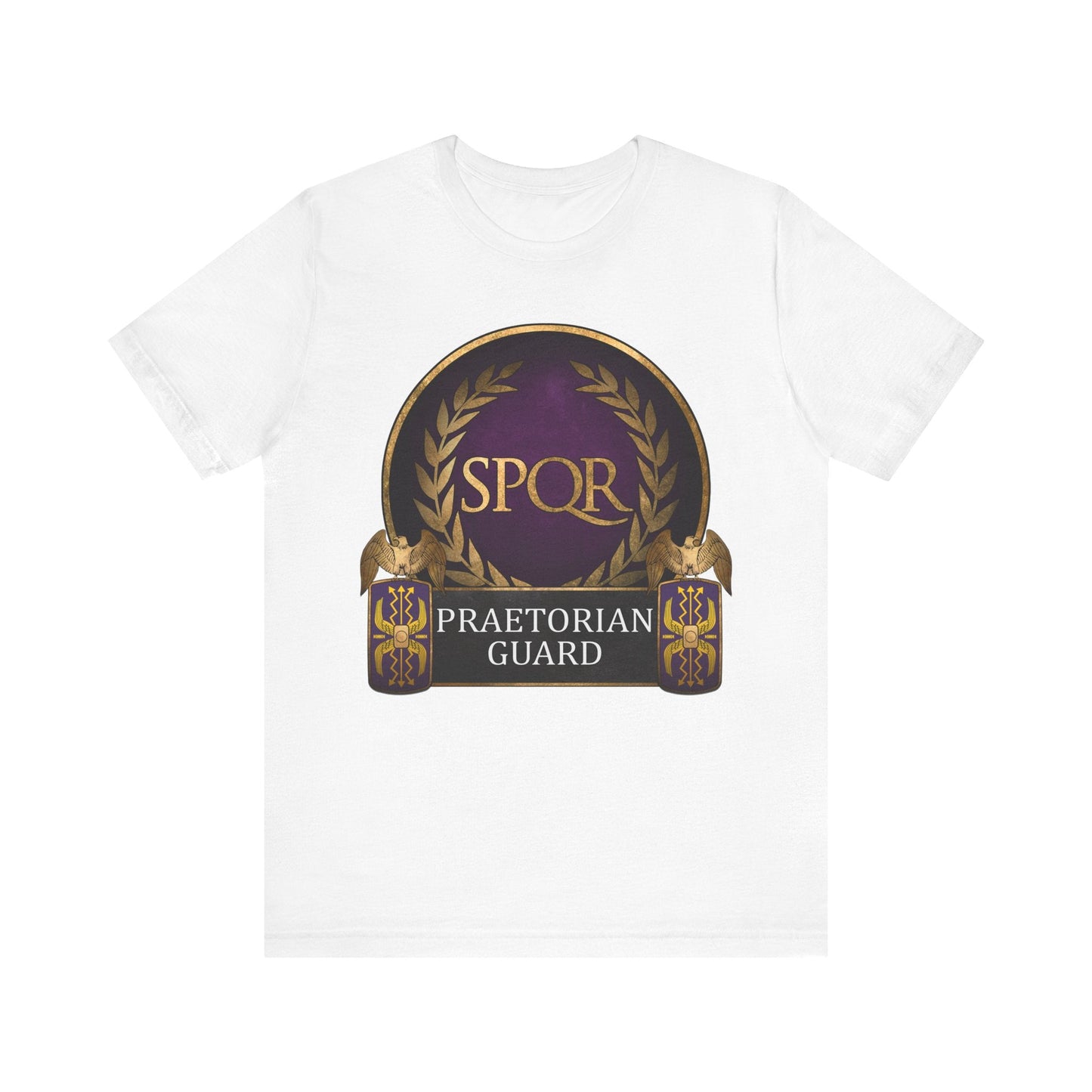 White / S Praetorian Guard SPQR T-Shirt