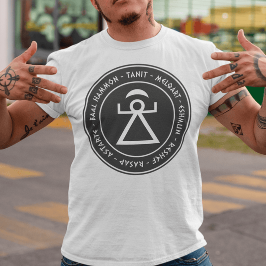 White / S Punic Gods and Goddesses T-Shirt