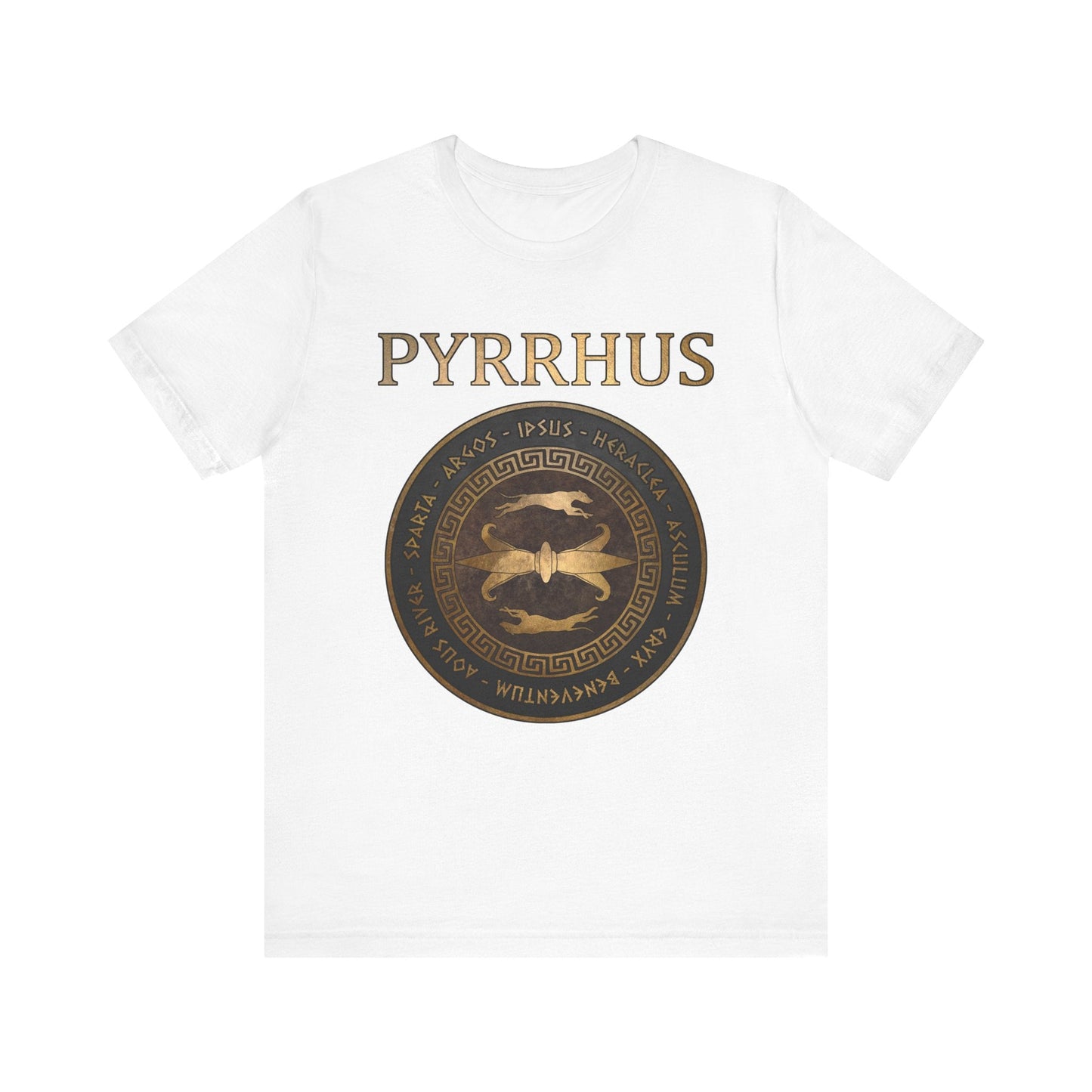 White / S Pyrrhus of Epirus Famous Battles - Ancient Warfare - Ancient Battles T-shirt