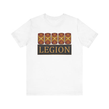 White / S Roman Legionary Shields T-Shirt