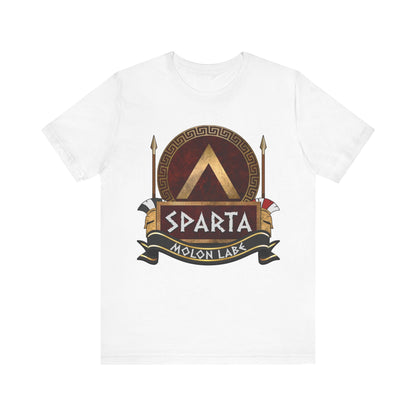 White / S Sparta - Lacedaemonian Arms and Armor - Spartan Army T-shirt