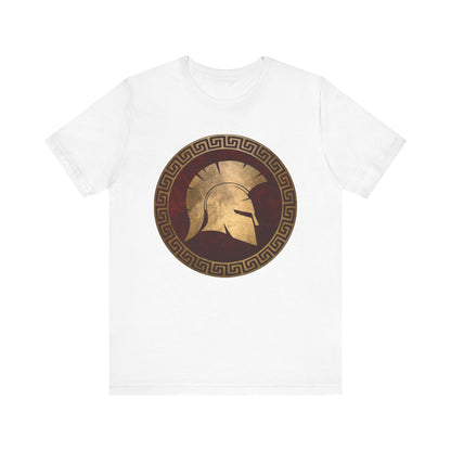 White / S Spartan Helmet T-Shirt