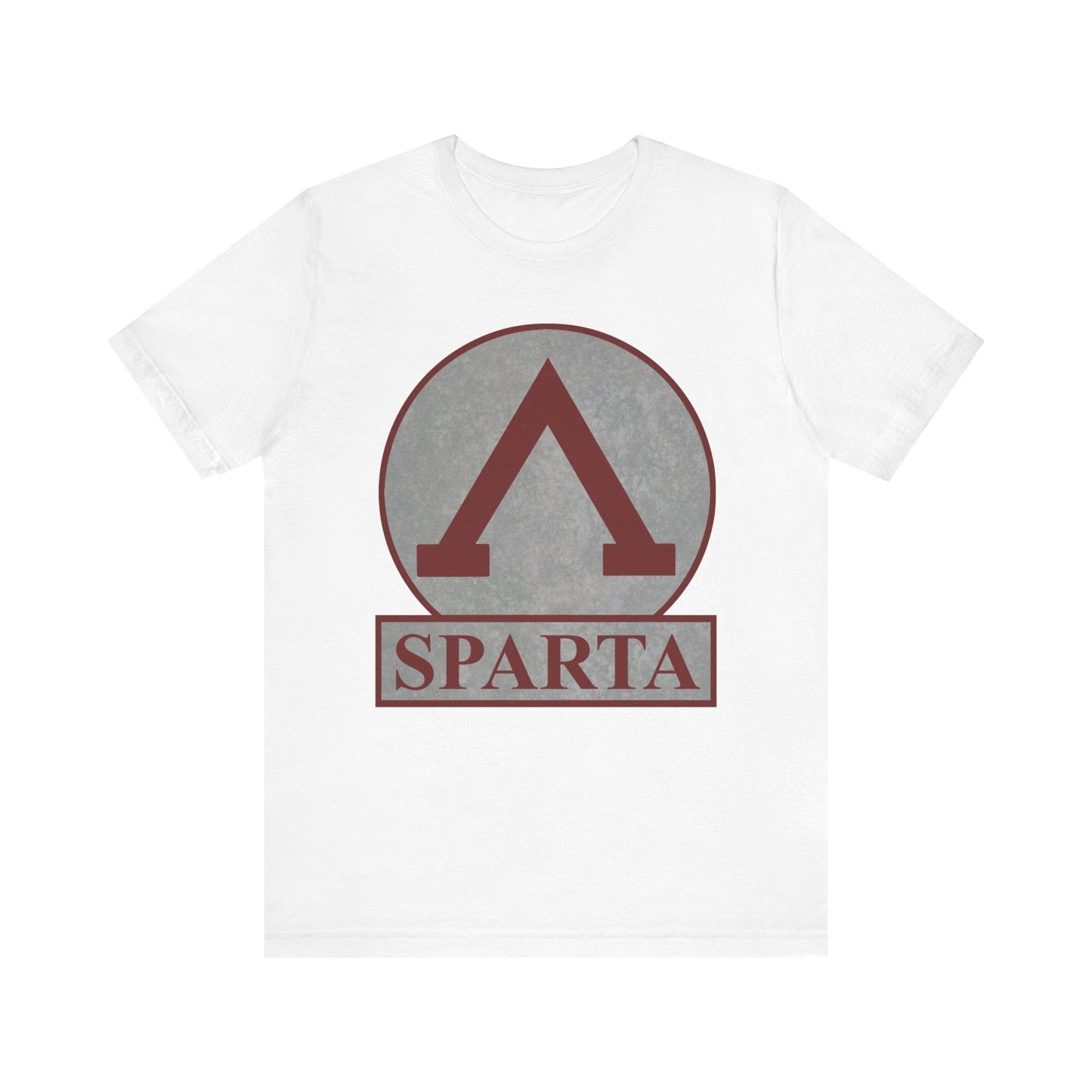 White / S Spartan Lambda Symbol of Lacedaemon Sparta T-shirt