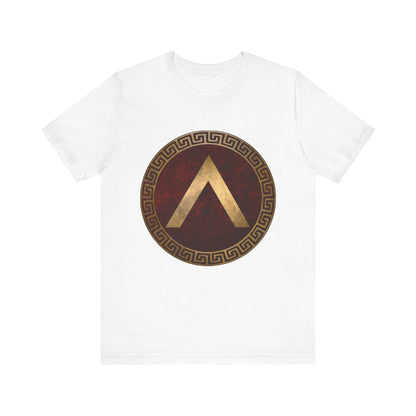 White / S Spartan Shield Lambda T-Shirt