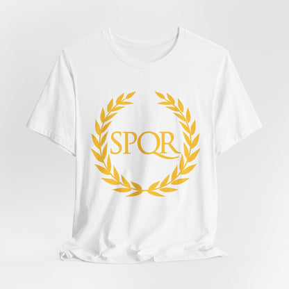 White / S SPQR Ancient Rome T-Shirt