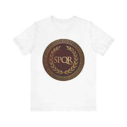 White / S SPQR Symbol of Ancient Rome T-Shirt