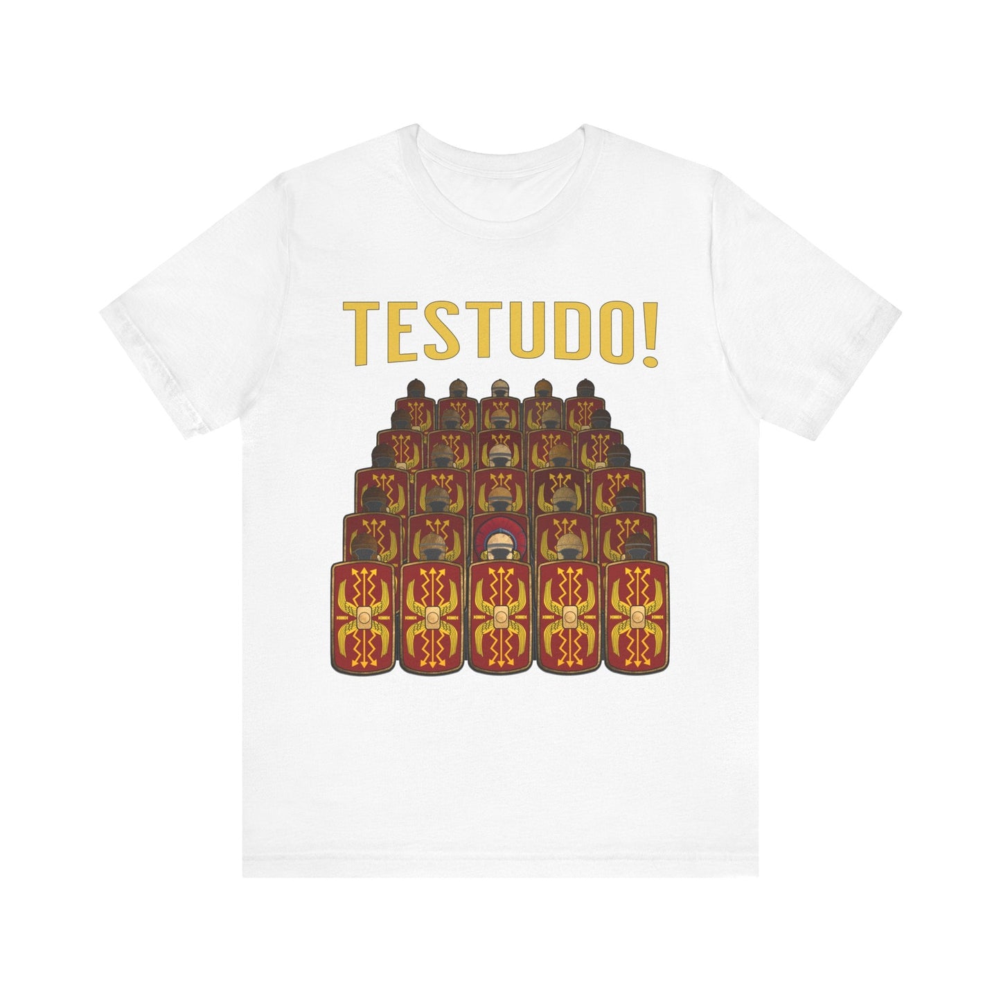 White / S Testudo! - Roman Legions T-shirt