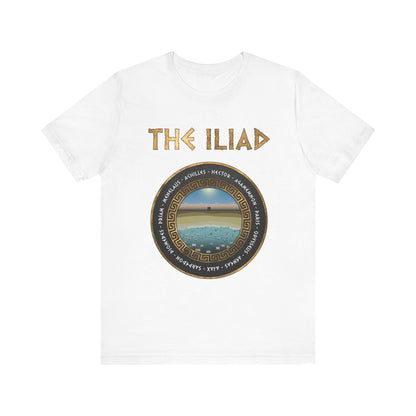 White / S The Iliad - Heroes of the Trojan War T-Shirt