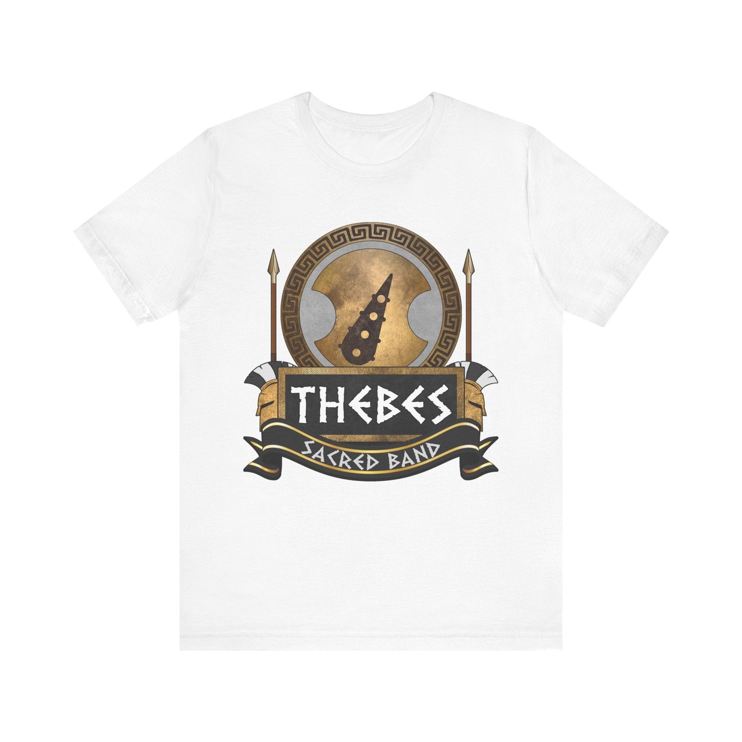 White / S Thebes Sacred Band T-Shirt