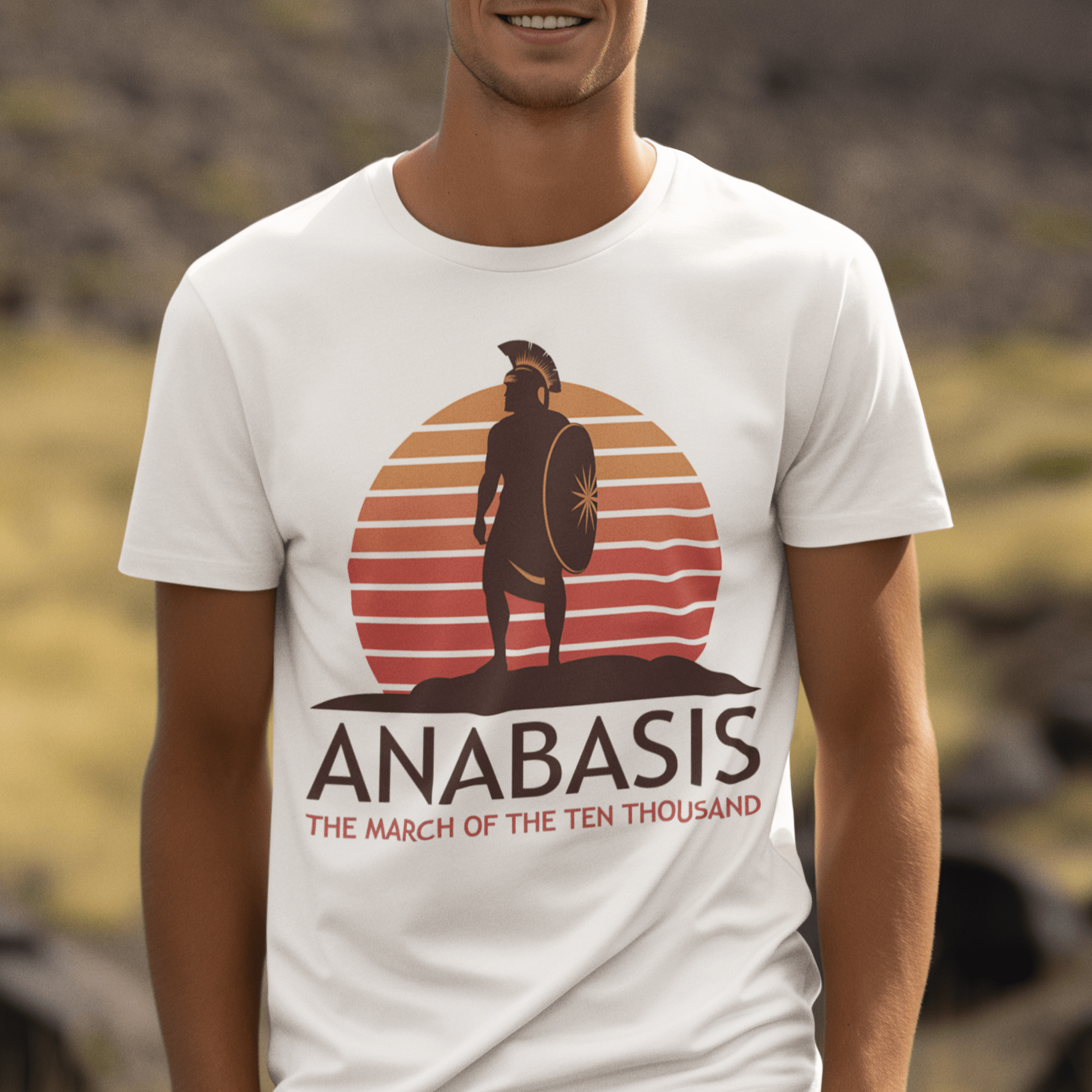 White / S Xenophon Anabasis - March of the Ten Thousand T-shirt
