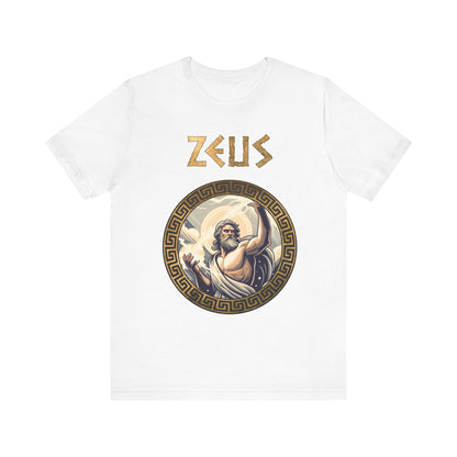 White / S Zeus King of the Greek Gods T-Shirt