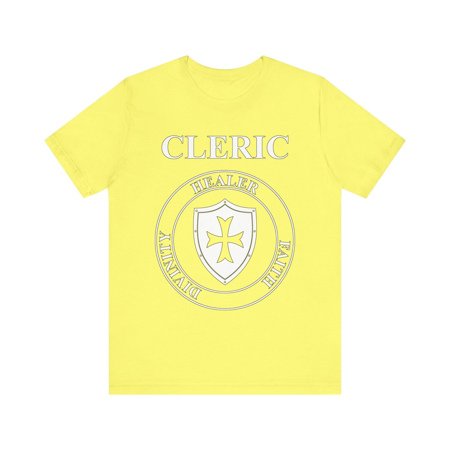 Yellow / S Cleric Holy Warrior T-Shirt