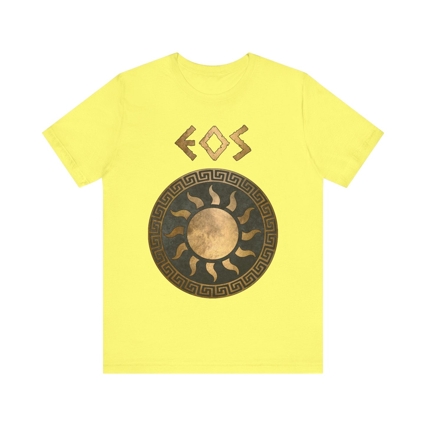 Yellow / S Eos Greek Goddess of the Dawn T-shirt