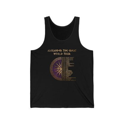 XS / Black Alexander the Great World Tour Tank Top