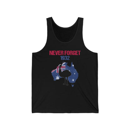 XS / Black Emu War Never Forget Tank Top